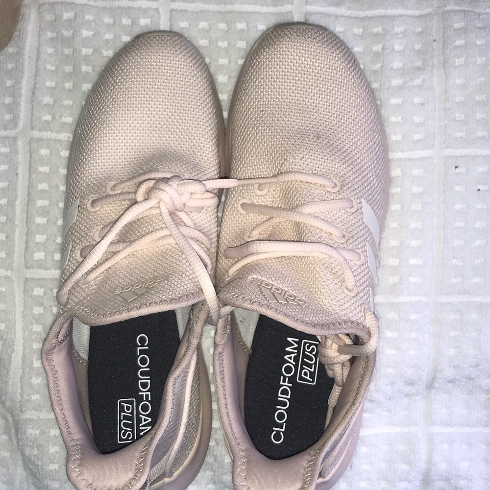 Adidas Women's Light Pink Cloudfoam Plus Shoes